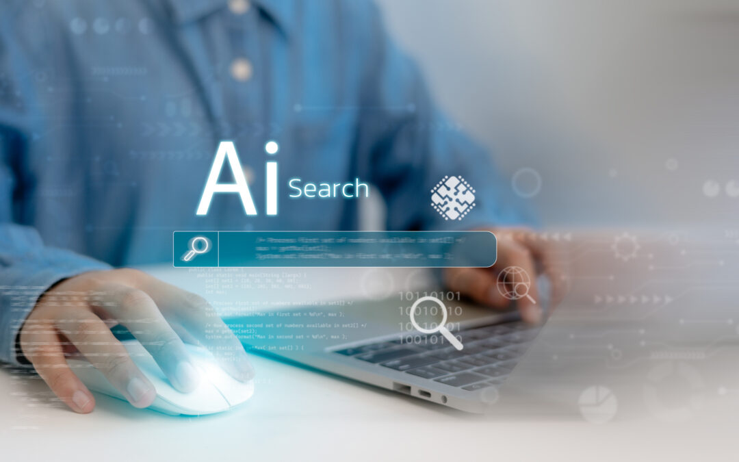 Ai search tech concept